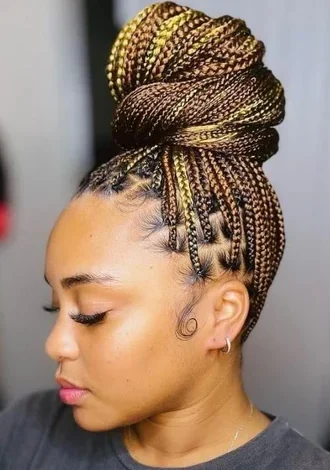 medium knotless braids